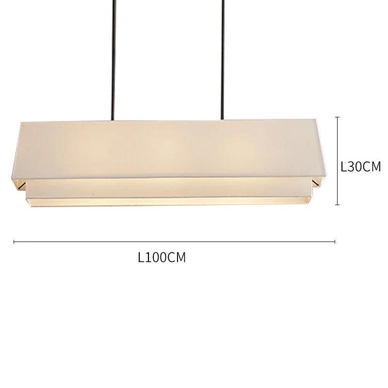 Fabric Tiered Pendant Lamp