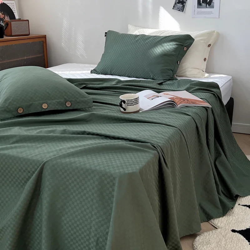 Cotton Satin Bed Sheet Set