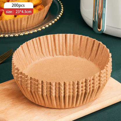 DecorBites™ Air Fryer Non-Stick Barbecue Paper, Oil-proof Oven & Microwave Cooking Plate