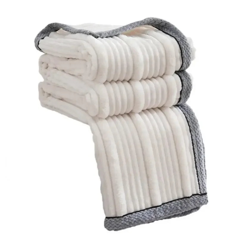 DecorBites™ Light Luxury Sofa Blanket: Cozy Warmth for Home, Office, and Bedroom