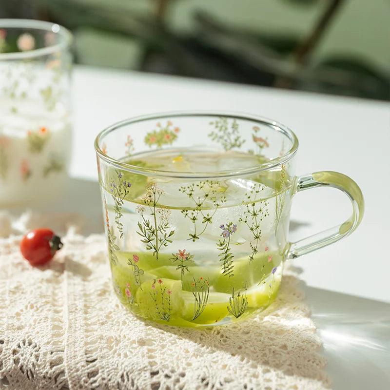 Glass Scale Heat-Resistant Cup
