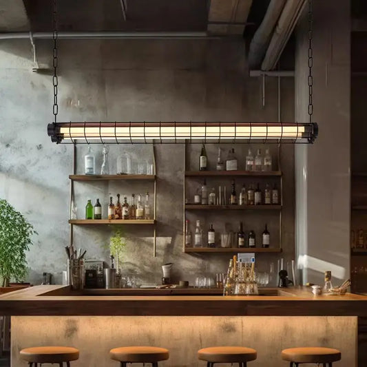 DecorBites™ Pendant Lamp Linear Glass Chandelier