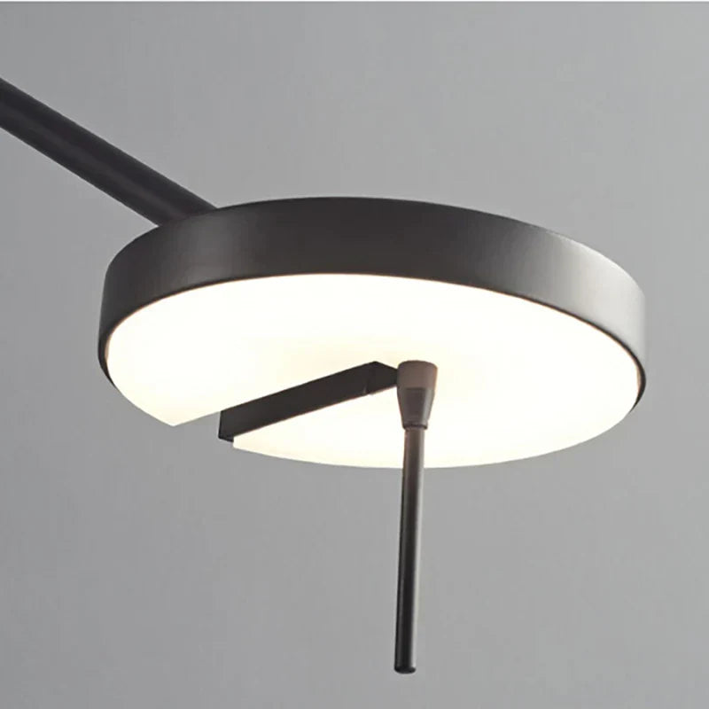 DecorBites™ Adjustable Swing Arm Black Wall Lamp for Bedroom & Study Room