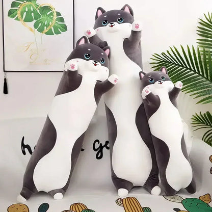 DecorBites™ Husky Side Sleeping Body Pillow - Home Decor & Gift Icon