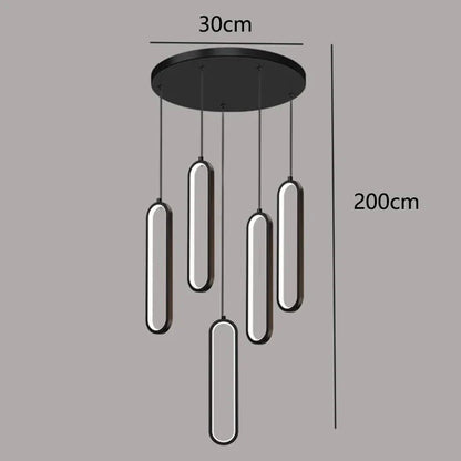 DecorBites™ LED Pendant Chandeliers for Living Room Staircase Indoor Lighting