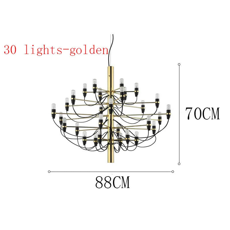 Italian LED Candle Chandelier