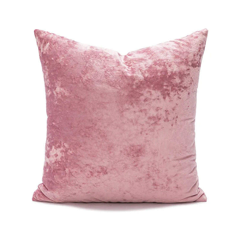 DecorBites™ Dark Grain Velvet Pillow Cover - 45x45cm