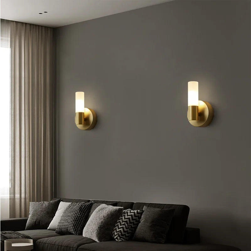 Gold Brass Wall Lamp