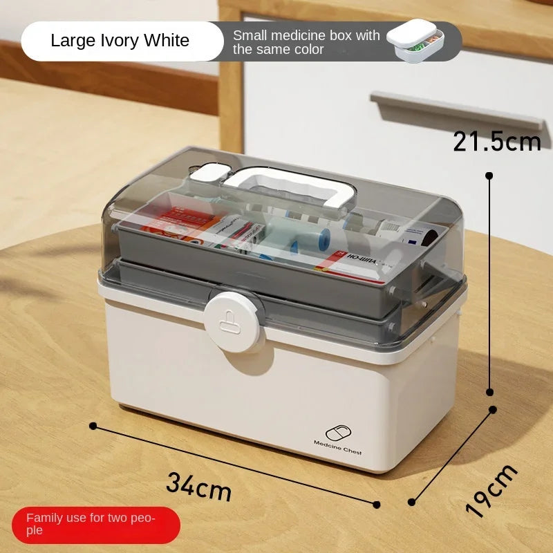 White Gloss Medicine Organizer