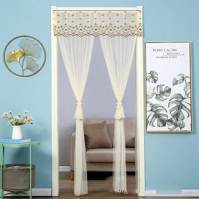 Lace Summer Insect Curtain