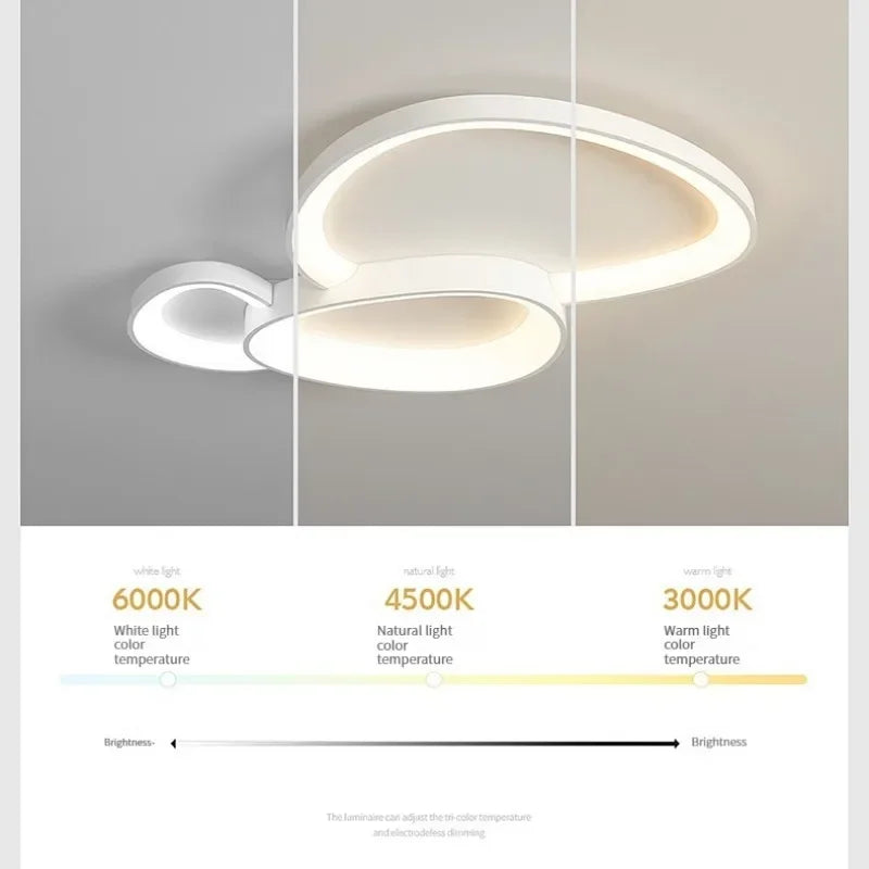 Remote LED Ceiling Chandelier