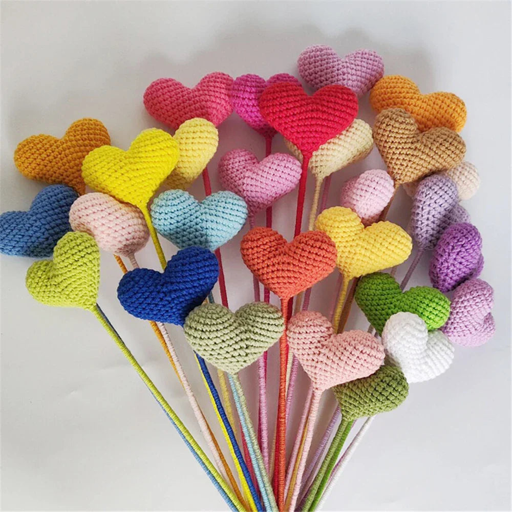 Cotton Crochet Flower Bouquet