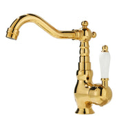 Gold Contemporary Sink Faucet