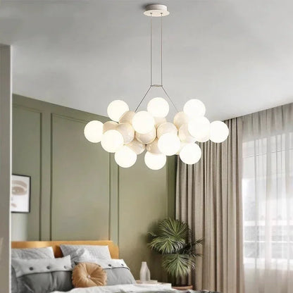 DecorBites™ Elegant Chandelier Ceiling Pendant Light Fixture for Dining Room, Salon & Indoor Lighting