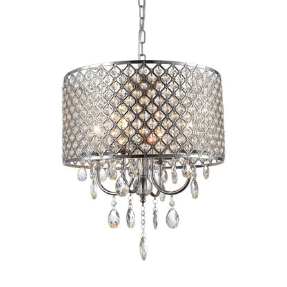 DecorBites™ Crystal Ceiling Chandelier: Elegant Ceiling Light Fixtures for Home Décor
