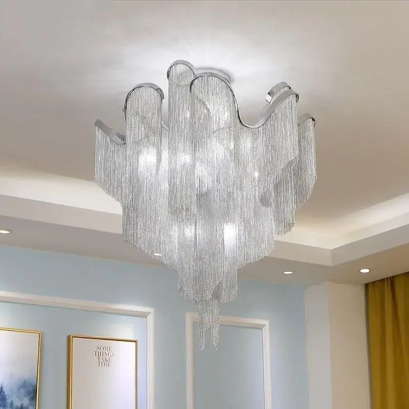 Tassel Flower Pendant Light