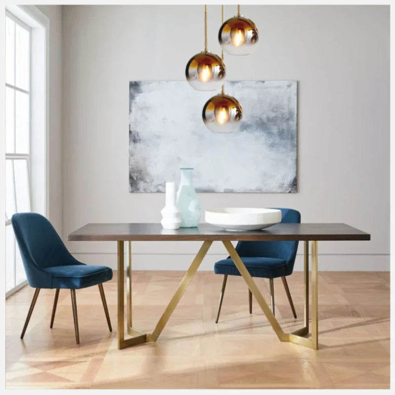 Gradient Nordic Glass Chandelier