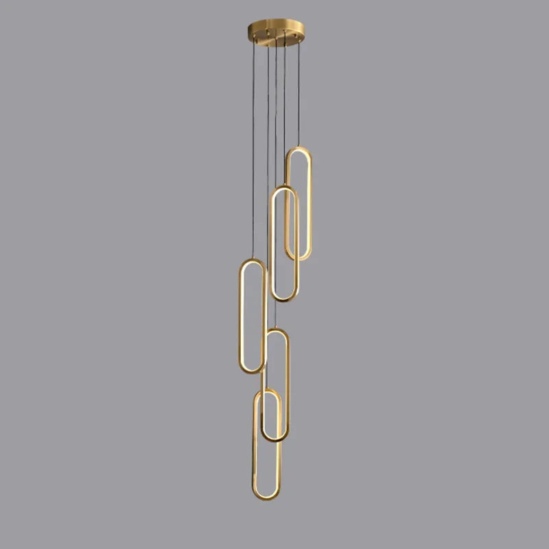 Sleek LED Pendant Chandelier