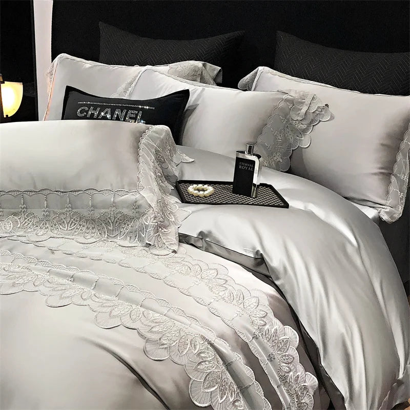 Silk Cotton Patchwork Bedding