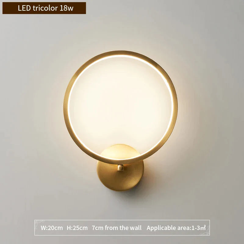 Gold Crystal LED Sconce WG610 Large Design