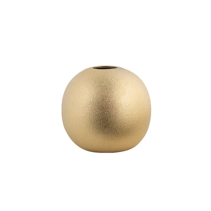 DecorBites™ Geometric Gold & Silver Vase for Chic Flower Arrangements & Home Decor