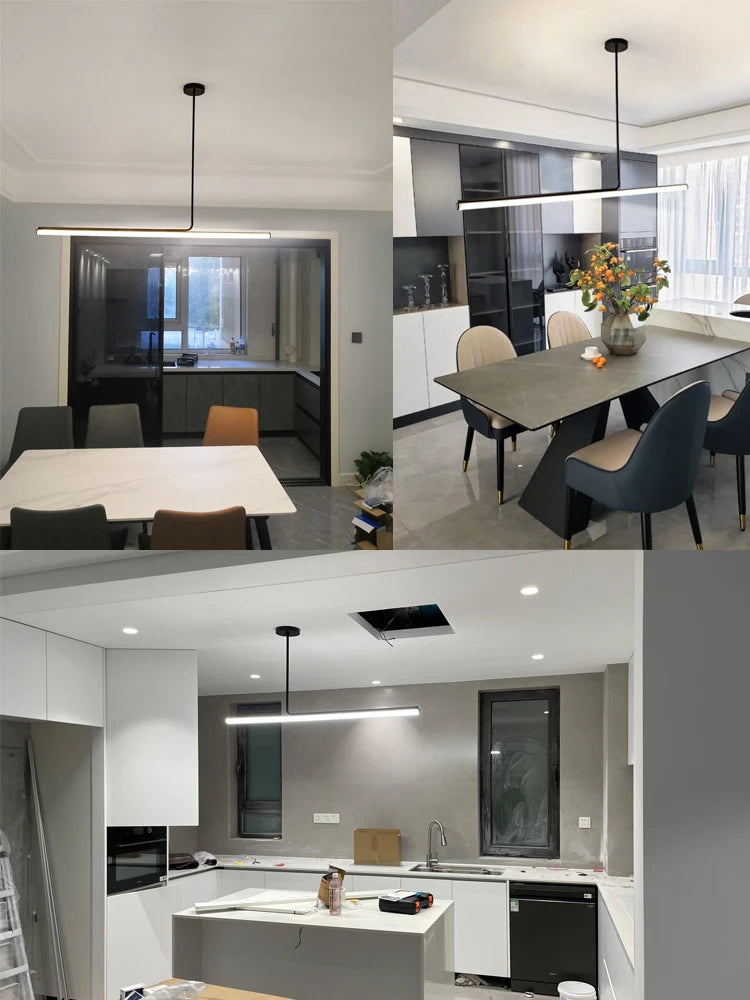 Led Chandelier Dimmable Long Tube