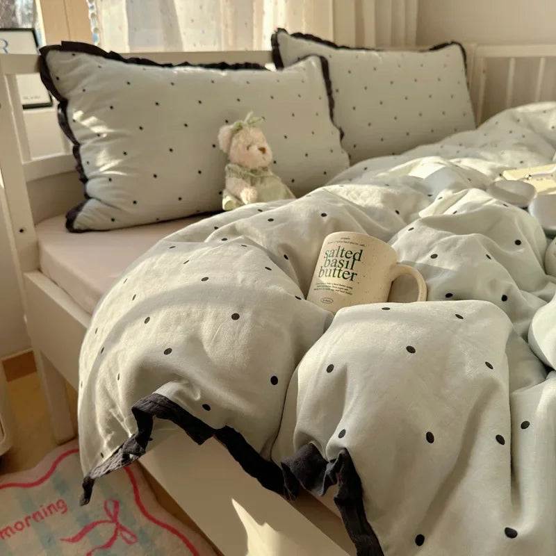 French Cotton Lace Bedding