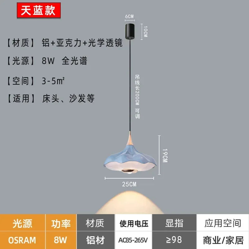 Modern Black LED Chandelier