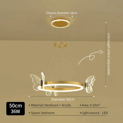DecorBites™ Luxe Butterfly LED Ceiling Lamp: Modern, Bright & Elegant Atmosphere
