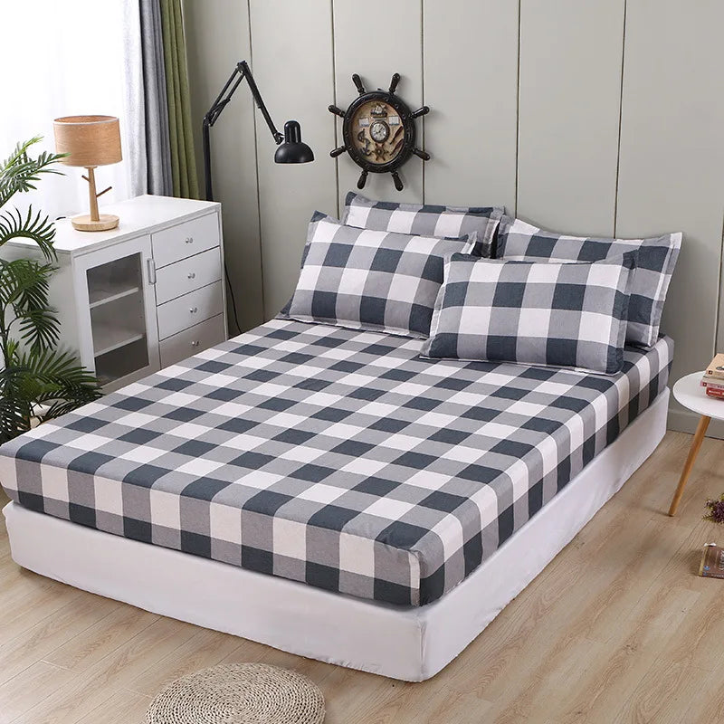 DecorBites™ Geometric Figure Sheet Set with 2 Pillowcases for Bedroom All Seasons