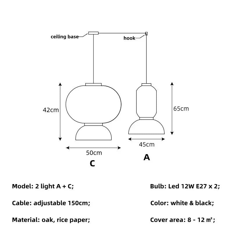 Paper Dining Chandelier