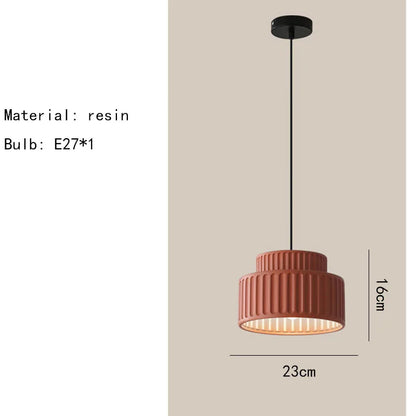 DecorBites™ Elegant Resin Chandeliers Dining Room Bedside Lamp E27 Adjustment