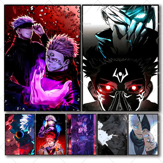 Anime Poster Self-adhesive Waterproof Decor