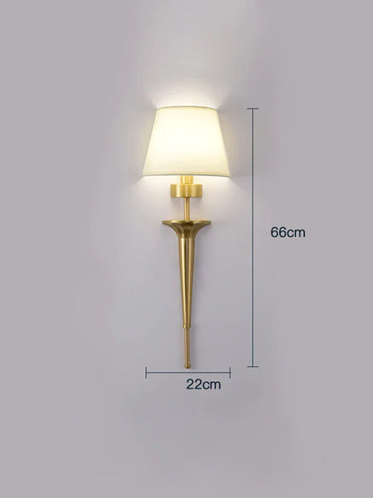 DecorBites™ Copper Wall Lamp: Bedroom Living Room LED Light Classic Home Decor
