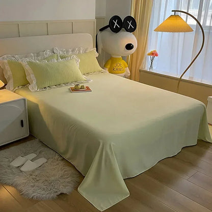 DecorBites™ Double-Layer Lace Bubble Cotton Bedding Set - Soft Skin-Friendly Bed Linens