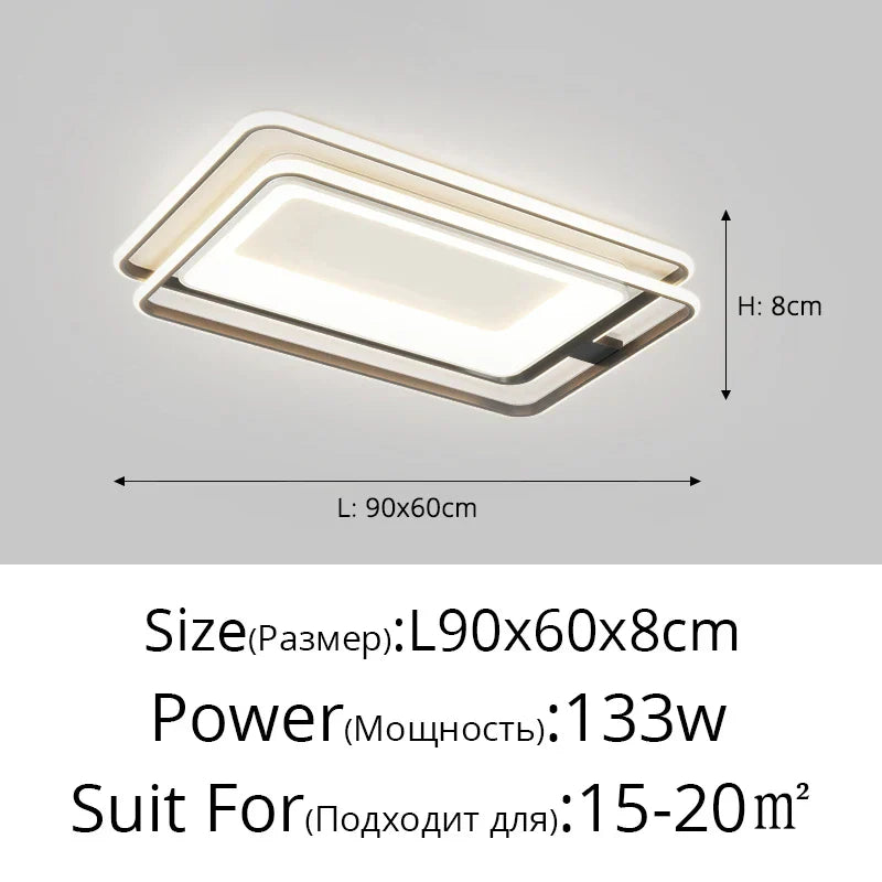Modern Remote Ceiling Lamp