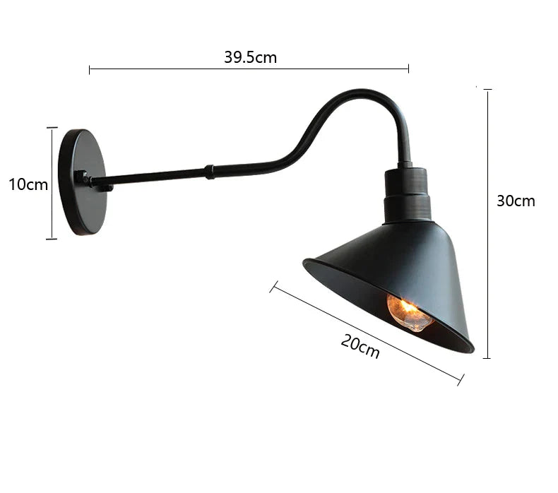 Outdoor Vintage Wall Lamp