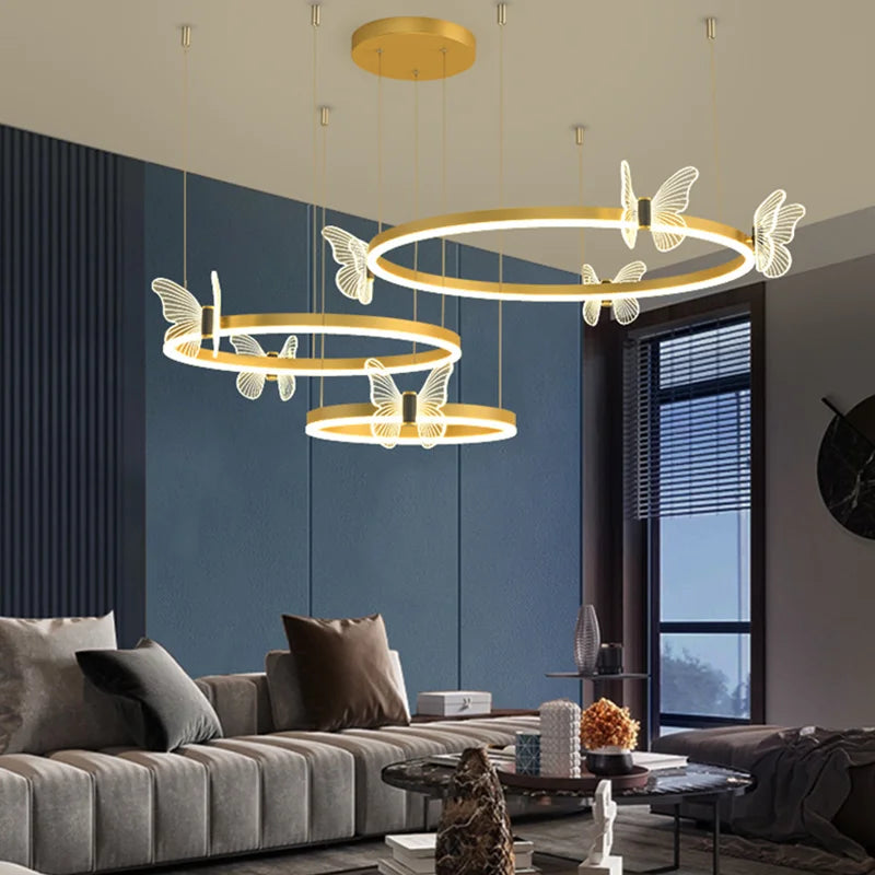 Modern Butterfly Pendant Light