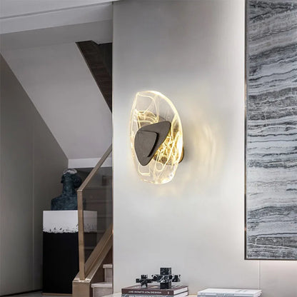 DecorBites™ Crystal Wall Lamp: Modern Luxury Bedroom Decor, Creative LED Lighting for Living Room
