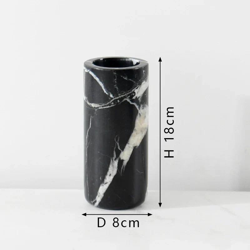 DecorBites™ Grand Antique Marble Stone Storage Jar Luxury Box