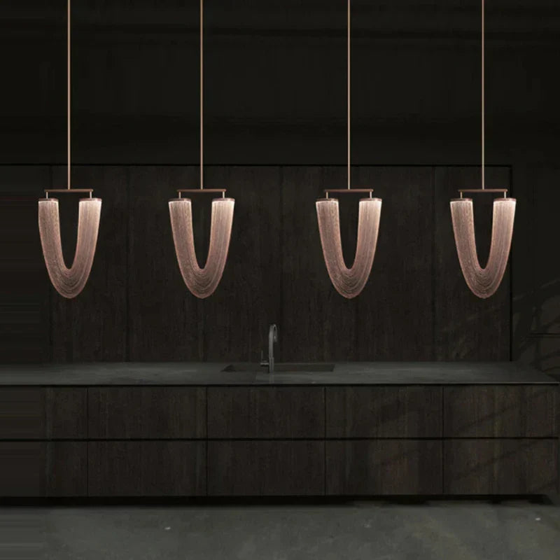 DecorBites™ LED Aluminum Ceiling Chandelier Lighting Hanging Lamps for Foyer