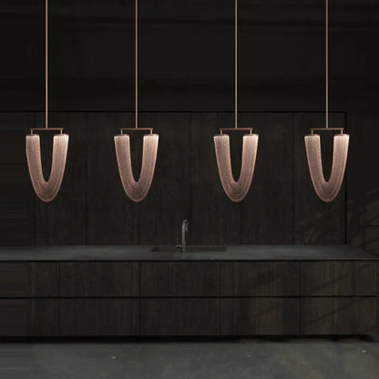 DecorBites™ LED Aluminum Ceiling Chandelier Lighting Hanging Lamps for Foyer