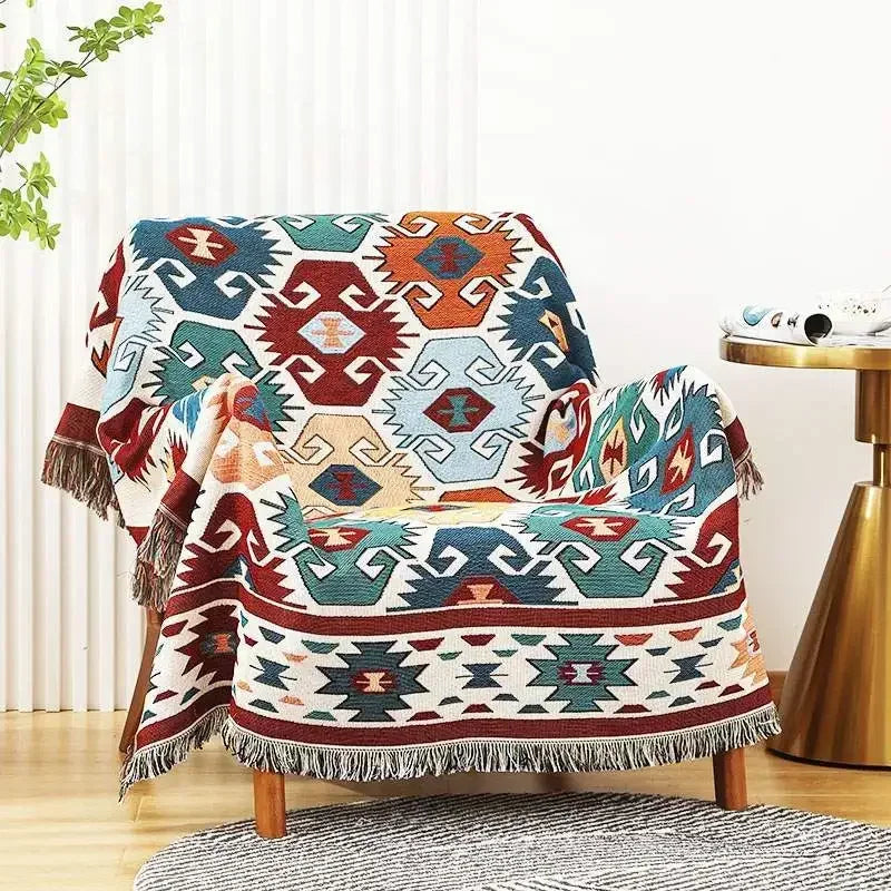 Gothic Cotton Tapestry Blanket