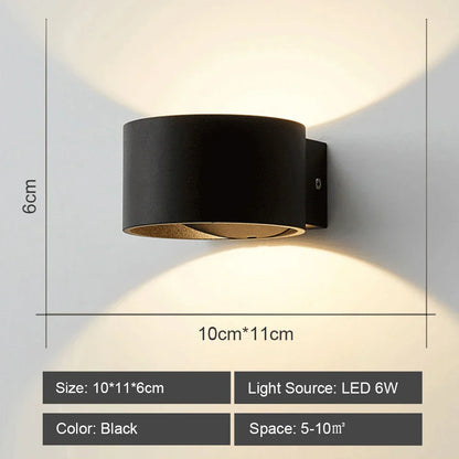 DecorBites™ LED Acrylic Wall Light Shade for Bedroom Living Room Home décor