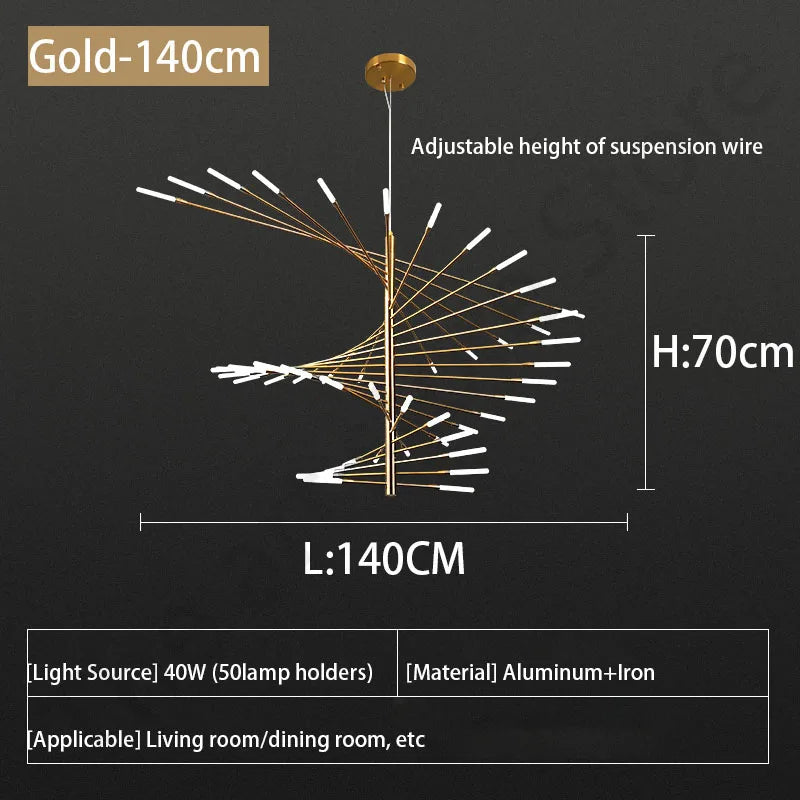Luxury Firework Pendant Light