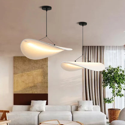 Japanese Wabi-Sabi Silk Tyvek Pendant Light