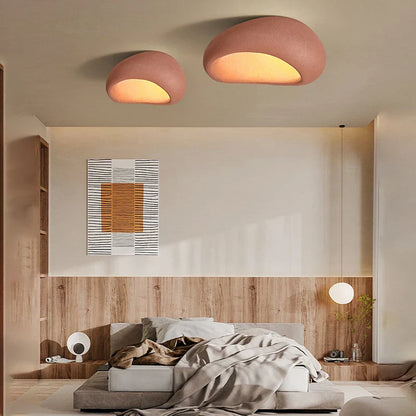 DecorBites™ Cream Ceiling Chandelier Nordic Minimalist Wabi Sabi Style Bedroom Coffee Room Lights Fixtures