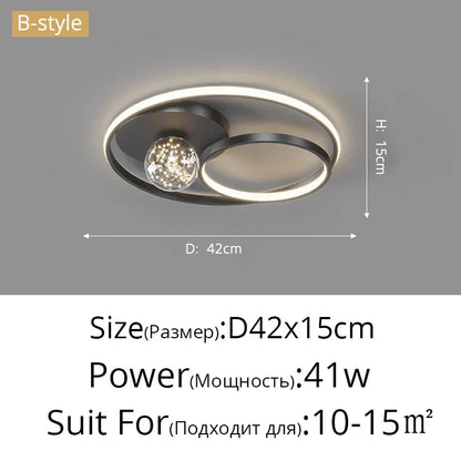 DecorBites™ Gypsophila Chandelier: Modern Ceiling Light for Living Room, Bedroom, Home.