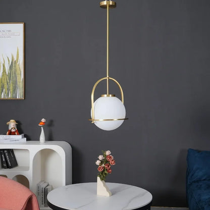 DecorBites™ Glass Globe Pendant Light for Kitchen Dining Room - Nordic Design