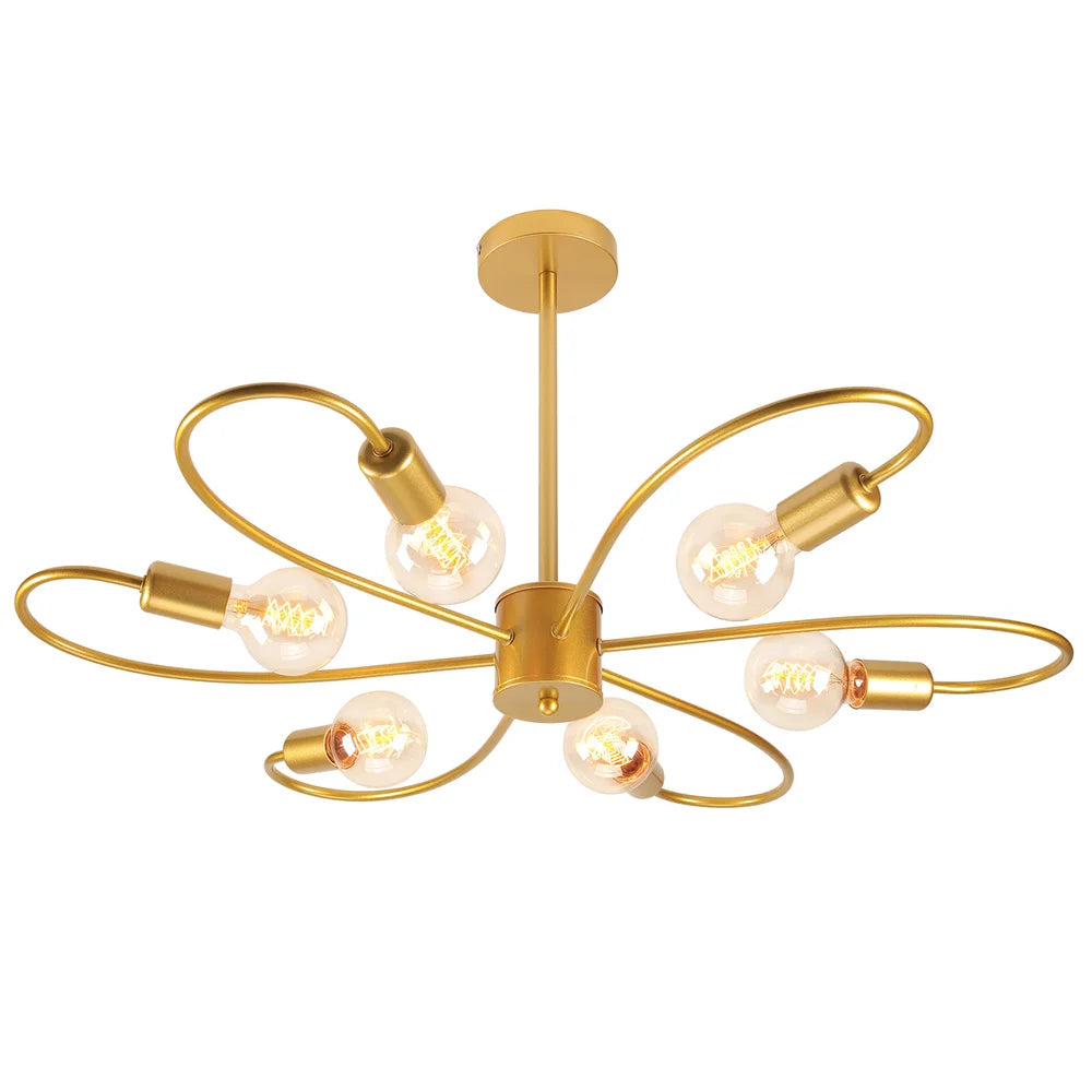 Art Deco LED Branches Chandelier